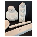 Set of ASA Selection Porcelain Serving Dishes from Germany including Dishes for Herbed Olive Oil