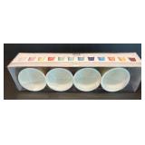 ASA Selection Set of 8 Espresso / Sorbet Cups and ProFlowers Cylinder Vase
