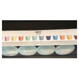 ASA Selection Set of 8 Espresso / Sorbet Cups and ProFlowers Cylinder Vase