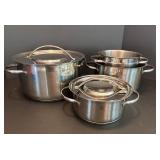 WMF Stainless Steel Cookware Set with Lids