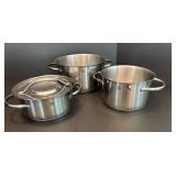 WMF Stainless Steel Cookware Set with Lids