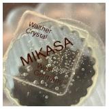 Mikasa West Germany Walther Crystal Footed Compote Dish