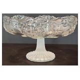Mikasa West Germany Walther Crystal Footed Compote Dish