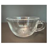 Vintage Heisey Glass Punch Bowl Set with 8 Cups