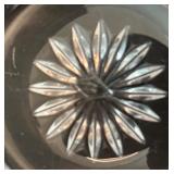 Vintage Heisey Glass Punch Bowl Set with 8 Cups