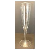 Set of 12 Elegant Glasses Including 4 Martini and 8 Champagne Flutes