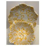 Collection of Hand-Painted Ceramic Plates and Fruit Bowl Set including Italy and France