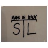 Collection of Hand-Painted Ceramic Plates and Fruit Bowl Set including Italy and France