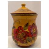 Collection of Hand-Painted Ceramic Plates and Fruit Bowl Set including Italy and France