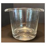 Set of 3 Glass Bowls Including Pedestal Trifle Dish and Ruffled Designs