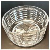 Vintage Waterford Clear Glass Crystal Cut Decorative Bowl