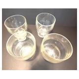 Glass Beverage Set with Carafe, 4 Glasses, and Toastmaster Juicer