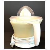 Glass Beverage Set with Carafe, 4 Glasses, and Toastmaster Juicer