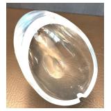 Pair of Crystal Ashtrays