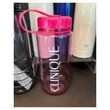 Collection of 7 Assorted Water Bottles and Thermoses including German Alfi Brand