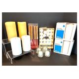Assorted Candle Collection: Pillar, Votive, and Citronella