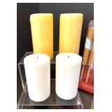 Assorted Candle Collection: Pillar, Votive, and Citronella