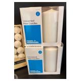Assorted Candle Collection: Pillar, Votive, and Citronella