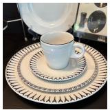 ASA and Pillvuyt Porcelain Dinnerware and Serving Set