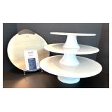3-Tier ASA Selection Cake Stand and Kaiser Kuchenheber Set