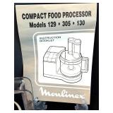 Moulinex Compact Food Processor Model 129/305/130 with Accessories