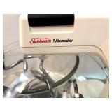 Set of Vintage Sunbeam Food Processor, Rival Electric Skillet, and Sunbeam Mixmaster