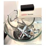 Set of Vintage Sunbeam Food Processor, Rival Electric Skillet, and Sunbeam Mixmaster