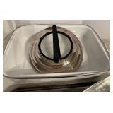 Assorted Cookware and Le Cordon Bleu Cookie Tins