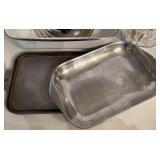 Assorted Cookware and Le Cordon Bleu Cookie Tins