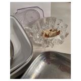 Assorted Cookware and Le Cordon Bleu Cookie Tins