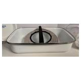 Assorted Cookware and Le Cordon Bleu Cookie Tins