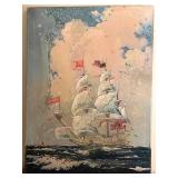 Eugene Gilboa 1926 Nautical Original Painting 