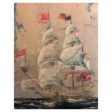 Eugene Gilboa 1926 Nautical Original Painting 