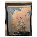 Eugene Gilboa 1926 Nautical Original Painting 
