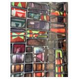 Large Antique Vintage Artisan Stained Glass Window Panel with Clown Motif