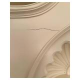 Corner Shelf Unit with Decorative Fan Design