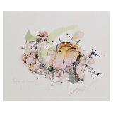 Robert Lesch Abstract Watercolor Painting