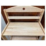 Wooden 5-Tier Folding Shelf Unit