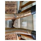 Dinec Wood Dining Table with 4 Rattan Chairs