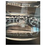 Set of 4 Tyrone Irish Crystal Highball Glasses with Decorative Piece with Logo