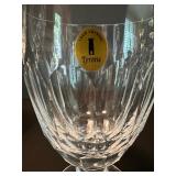 Set of 4 Tyrone Lead Crystal Wine and Water Glasses