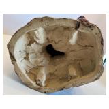 Decorative Capodimonte Rooster Figurine and Set of 4 Rooster Plates