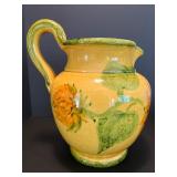 Romancing Provence Fleurs de Soleil Pottery Set - Pitcher and Tile Platter