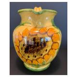 Romancing Provence Fleurs de Soleil Pottery Set - Pitcher and Tile Platter