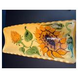Romancing Provence Fleurs de Soleil Pottery Set - Pitcher and Tile Platter