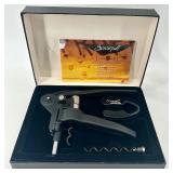 Screwpull Lever Model Wine Opener Set with WMF Loft Jiggers