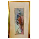 Spring Messenger by Artist Morgan - Framed Abstract Artwork