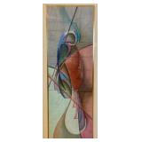 Spring Messenger by Artist Morgan - Framed Abstract Artwork