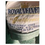 Collection of 5 Plush Towels with 1 Green Bath mat