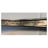 54-Piece Stainless Steel and Gold Plated Flatware Set